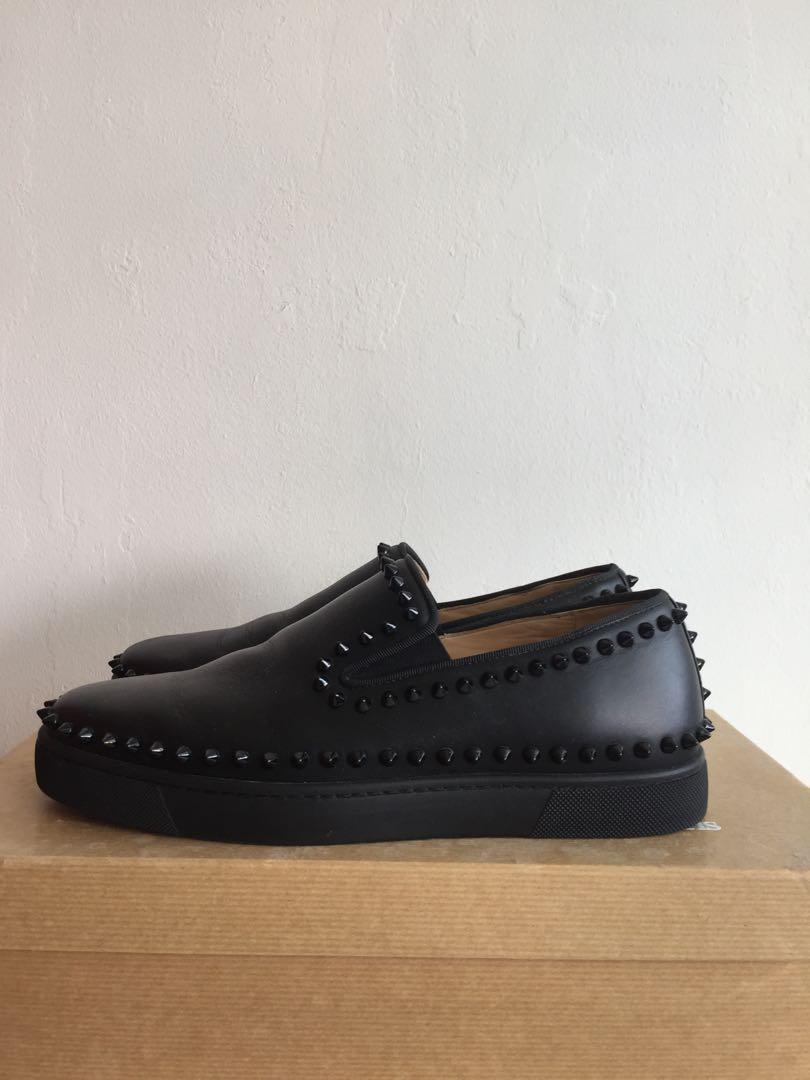 Christian louboutin pik store boat men's flat
