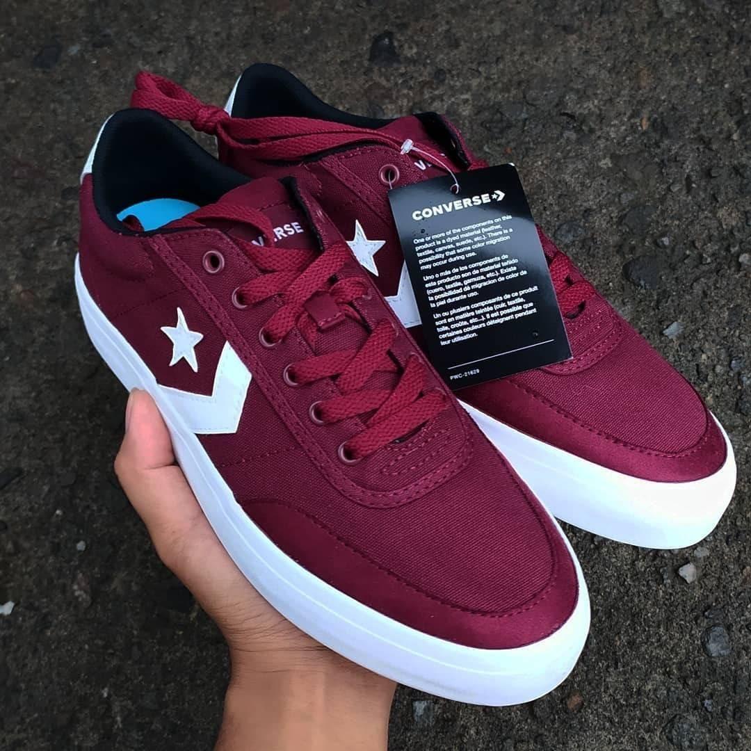 Converse courtlandt ox dark burgundy clearance