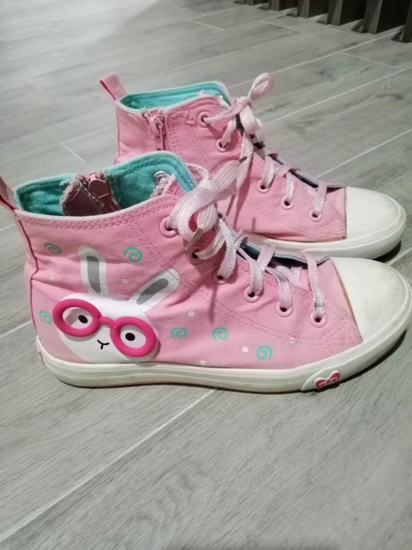 cute pink sneakers