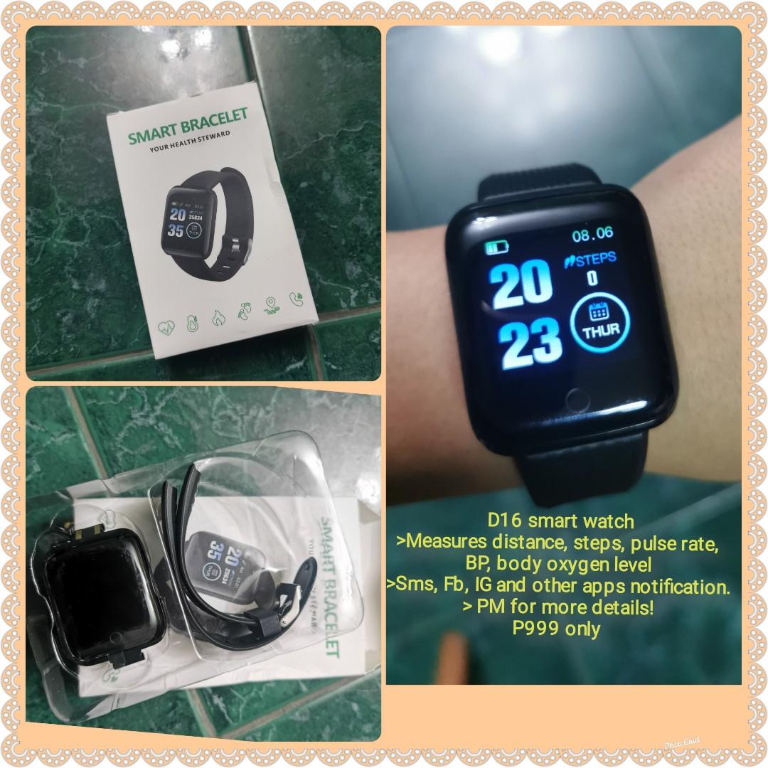 D16 smartwatch top