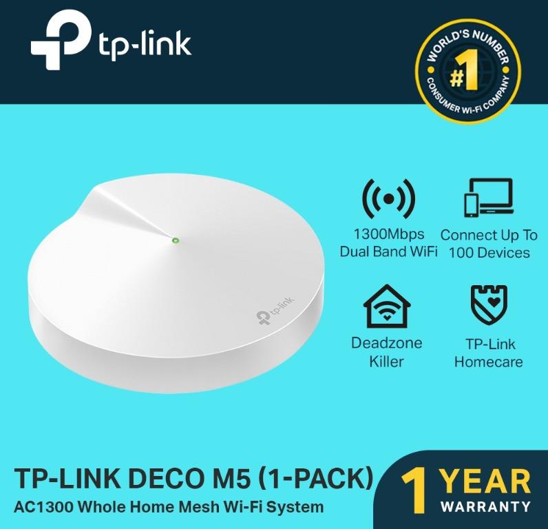 Deco M5 Wifi Mesh System Unit WIFI Deadzone Killer Seamless WIFI ...