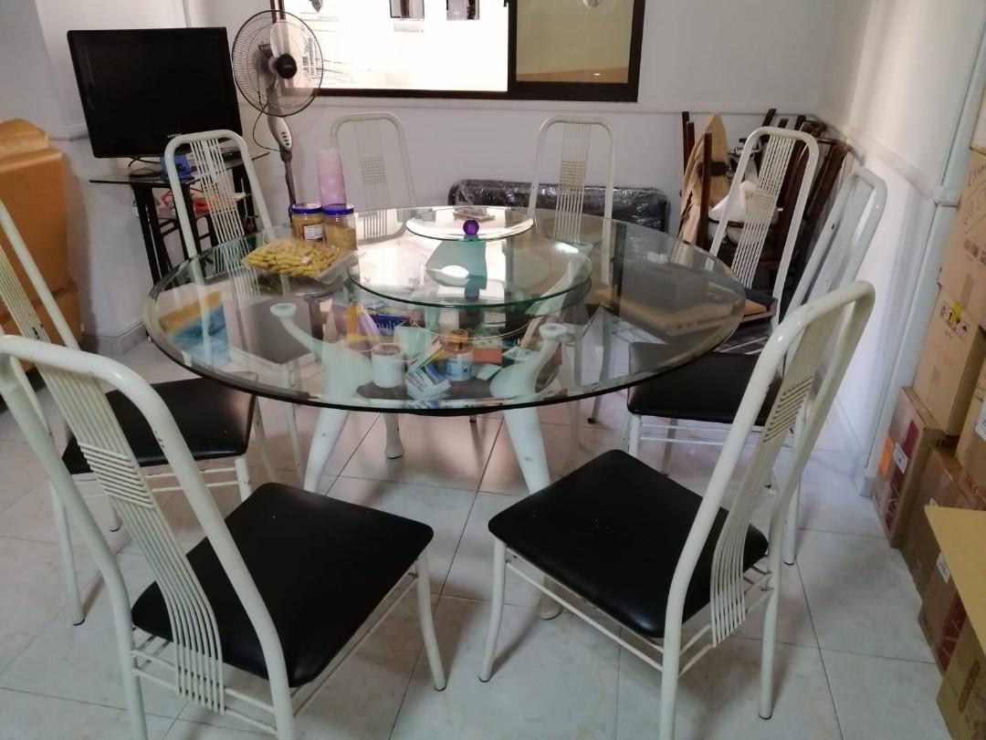 Dining Table Dinner Table Come With 8 Chair As Pic Furniture Tables Chairs On Carousell