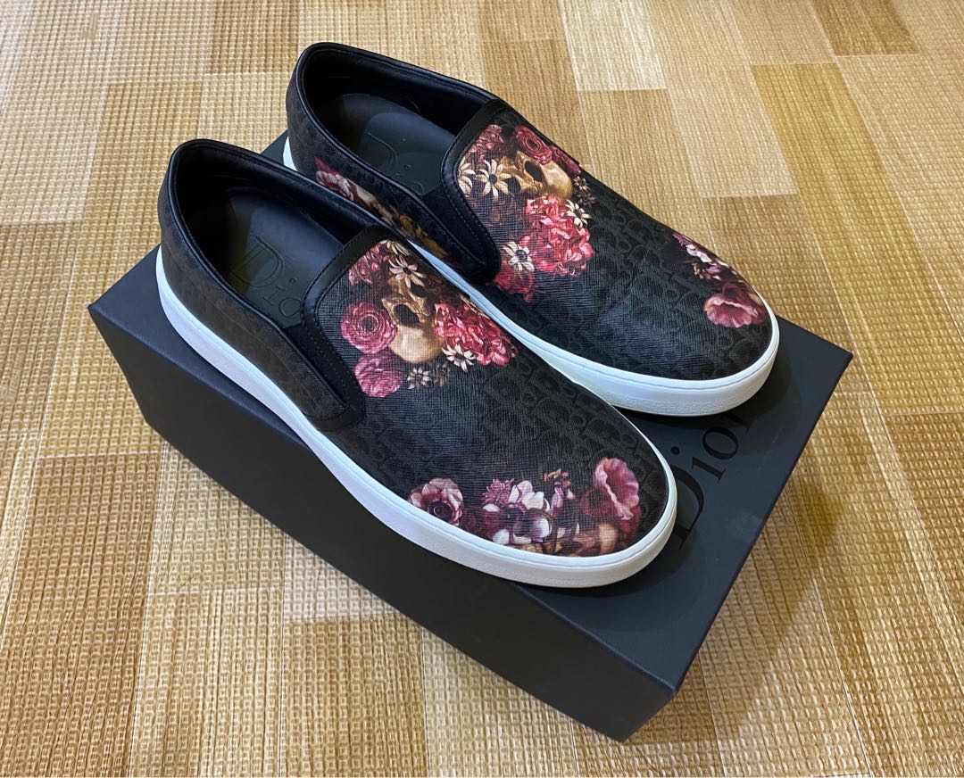 dior sneakers skull