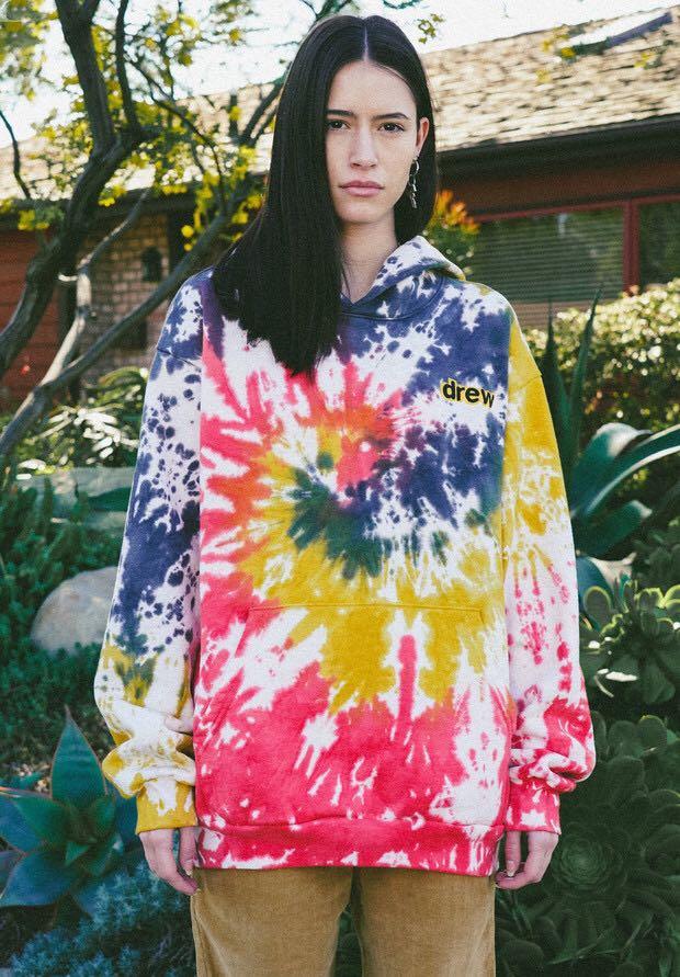 Drew Tie Dye Oversized Hoodie, Women's Fashion, New Undergarments u0026  Loungewear on Carousell