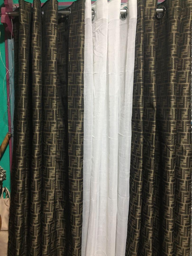 fendi shower curtain