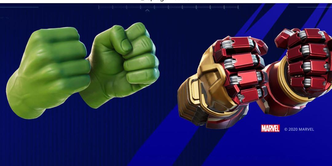 Fortnite Hulk Smasher Pickaxe Codes Toys Games Video Gaming In Game Products On Carousell