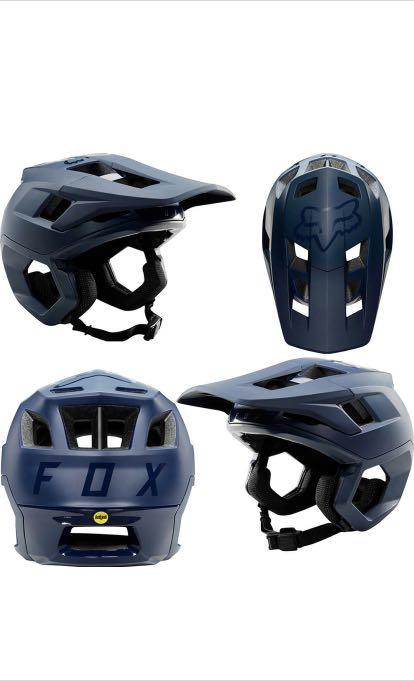 fox dropframe pro helmet size chart