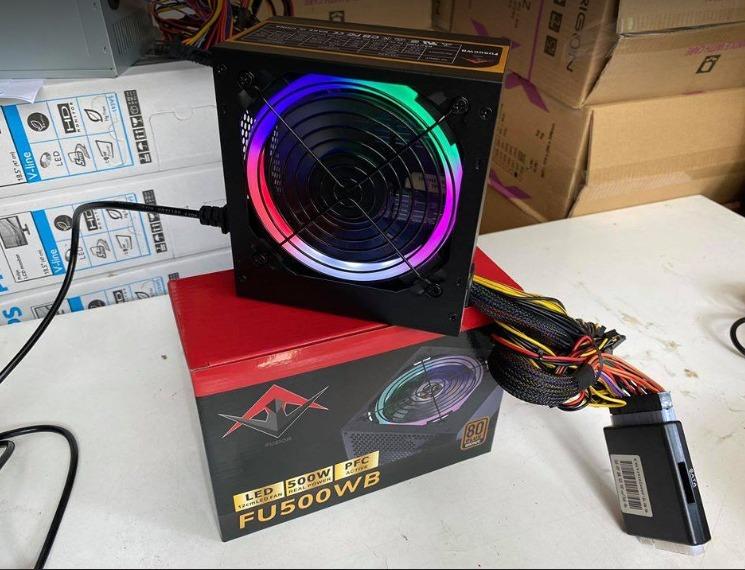 Fuzion 80+ 500W RGB True Rated Power Supply, Computers & Tech, Parts ...