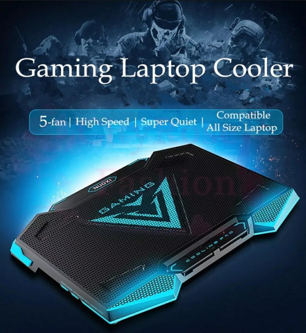 Gaming Laptop Cooling Fan For Up To 17 3in Laptops 15 6 14 Electronics Computer Parts Accessories On Carousell