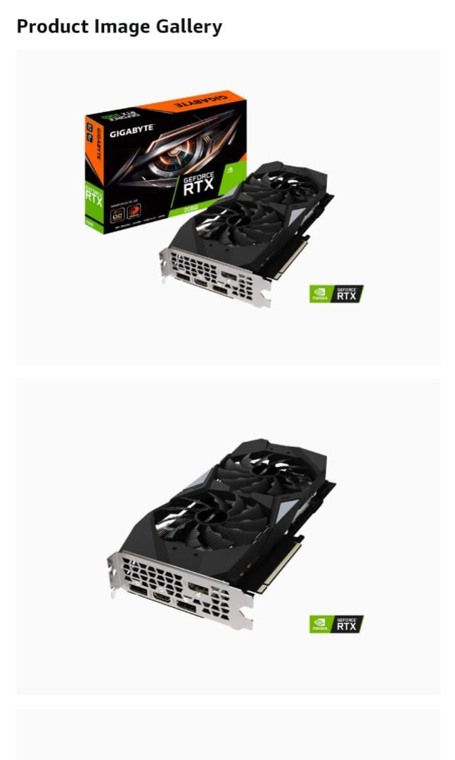 Gigabyte geforce rtx 2060 windforce oc 6gb gddr6 store