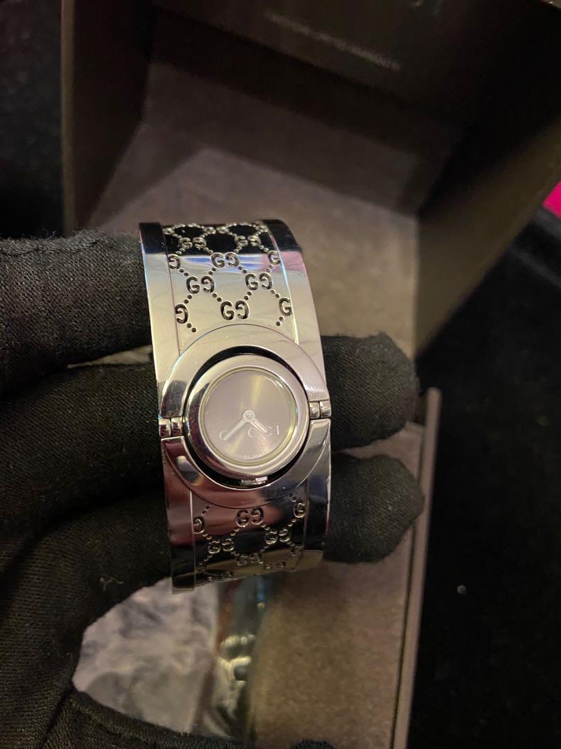 Gucci 112 twirl ladies sale watch