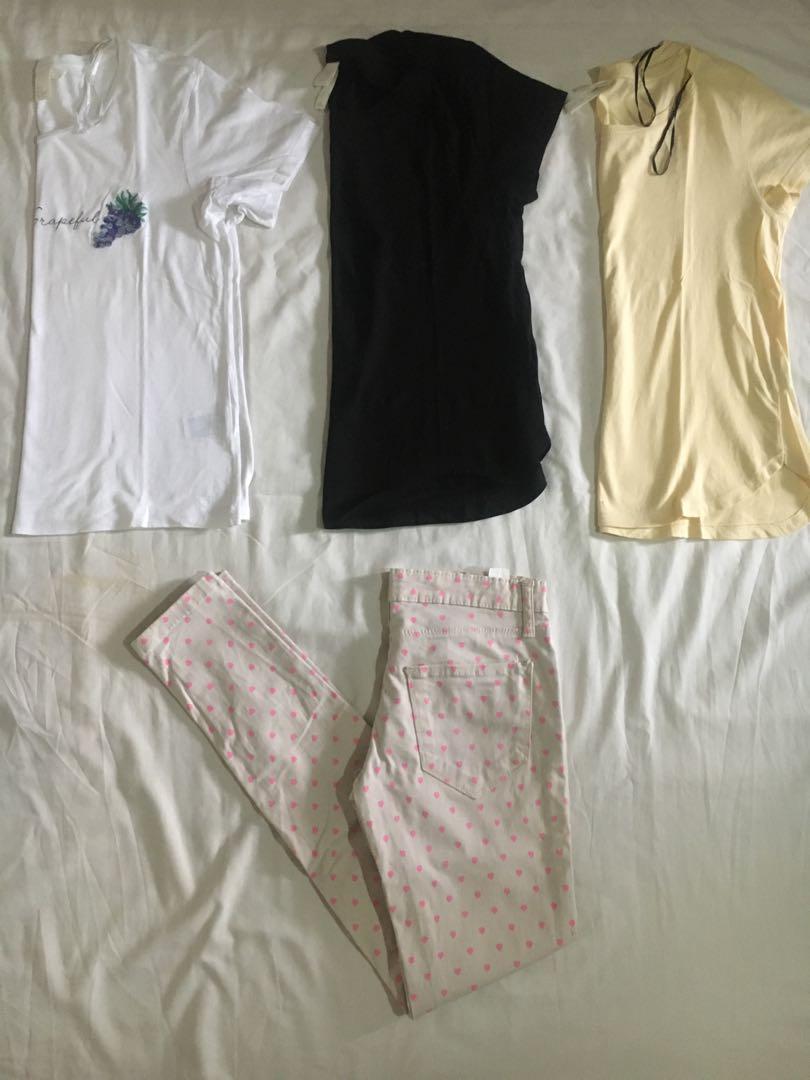 H&m tops with freebie mango trouser (Category: Others Tops) located in Quezon City. Submitted by mhillkey (Listing ID 1026804999, Image 2). Description: All this clothe are in good condition po. Never been used since i loose weight..
