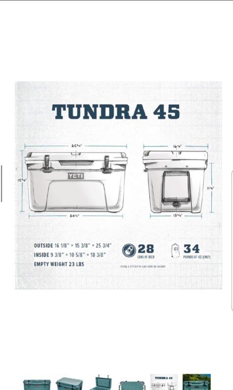 Yeti 45 specs sales
