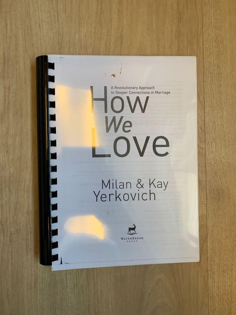 How We Love By Milan Kay Yerkovich Books Stationery Non Fiction On Carousell