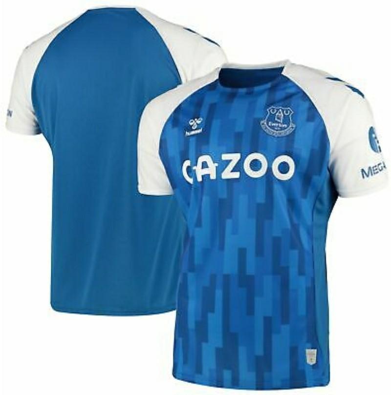 Hummel Men Everton Warm Up Blue White 20 21 Sports Sports Apparel On Carousell