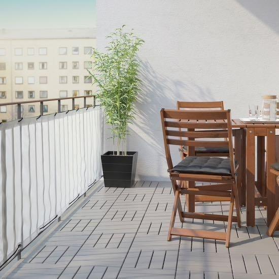 Ikea Privacy Rain Shield Balcony Sheet Furniture Others On Carousell
