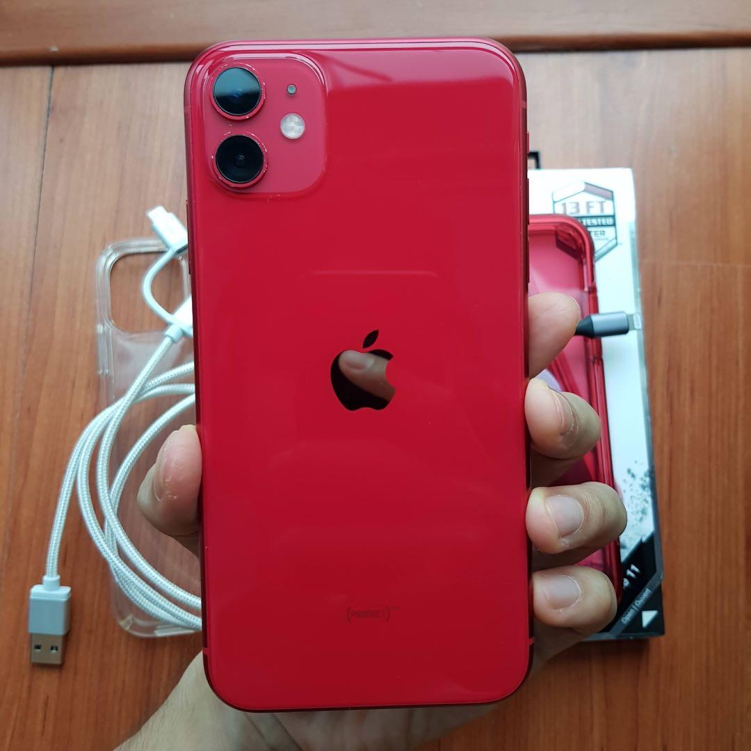 Iphone 11 128gb Red Mobile Phones Gadgets Mobile Phones Iphone Iphone 11 Series On Carousell
