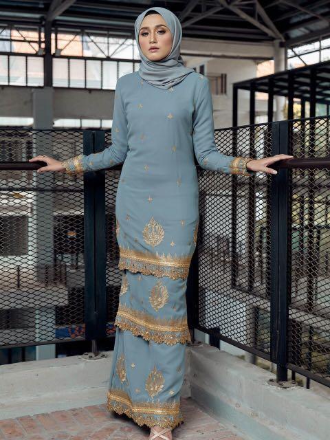 Kurung top saree modern