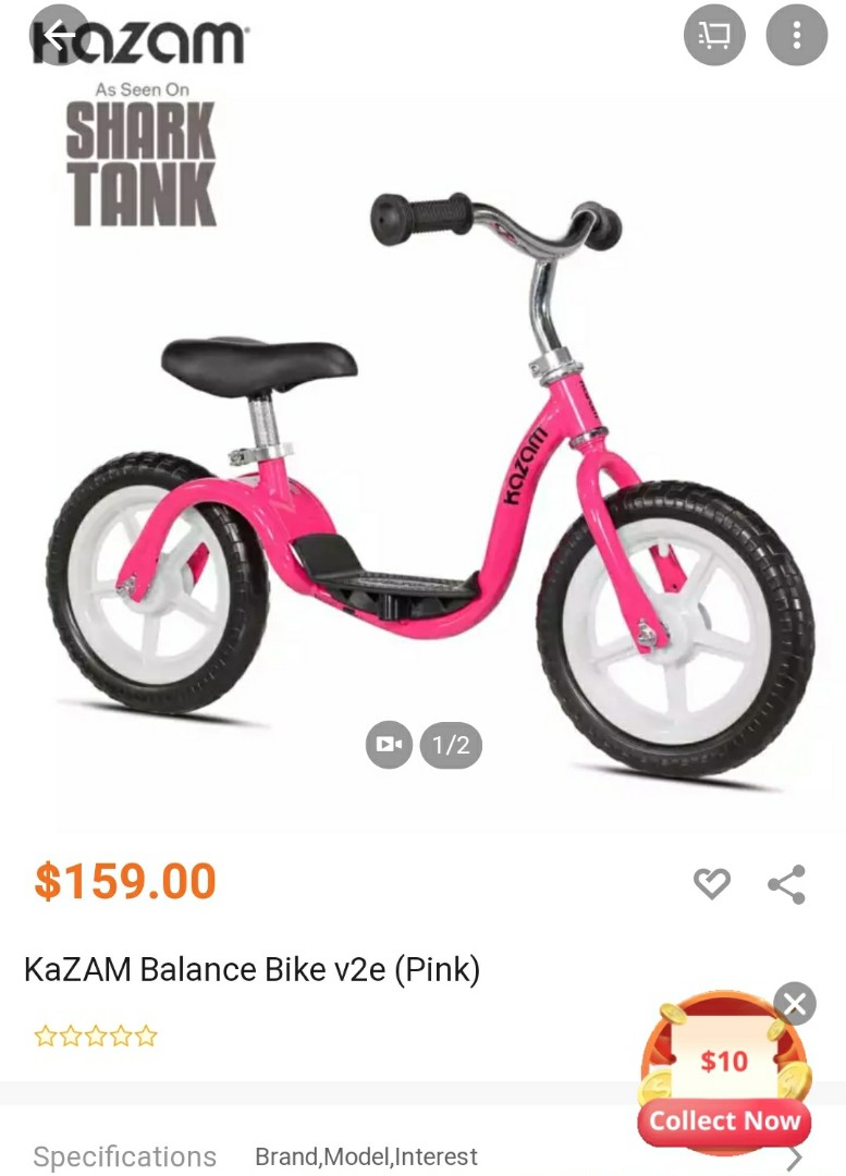 Kazam balance bike v2e deals