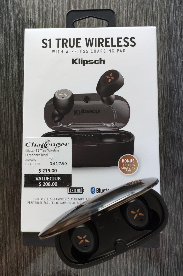 Klipsch s1 clearance true wireless black