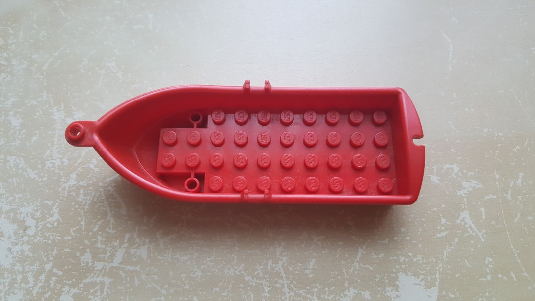 lego red boat