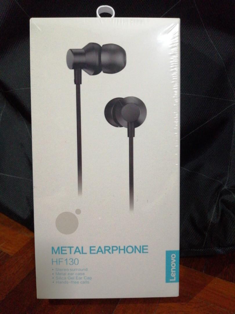 Lenovo metal earphone hotsell hf 130