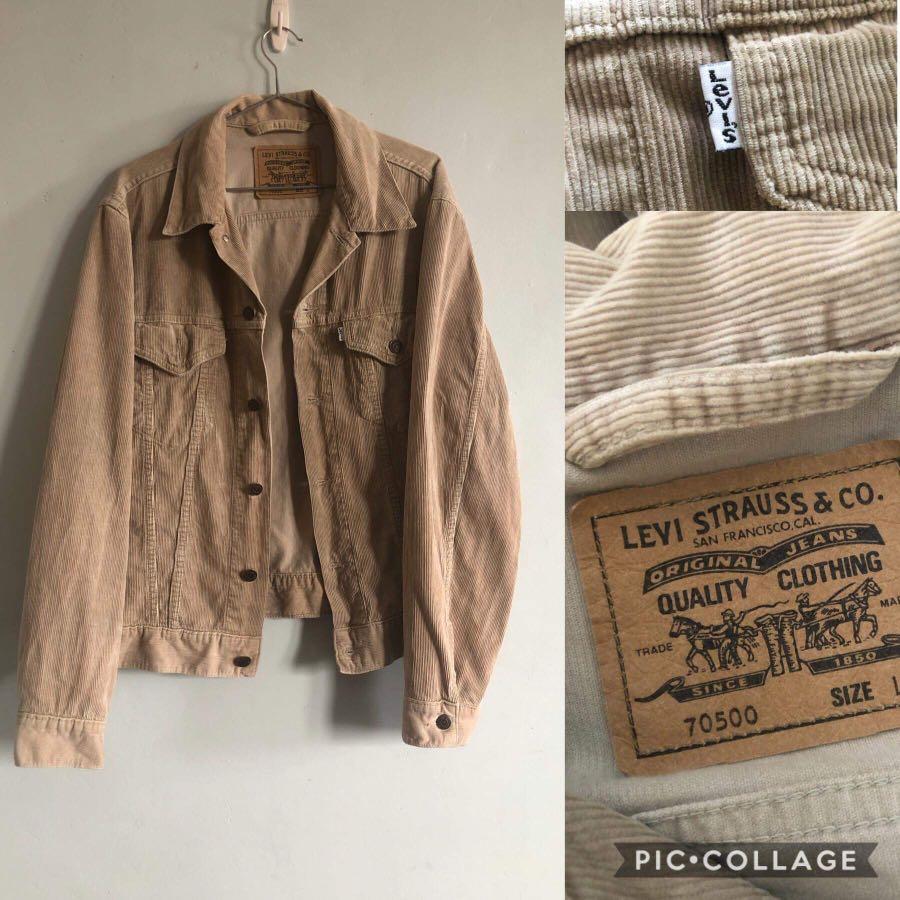 levis brown denim jacket