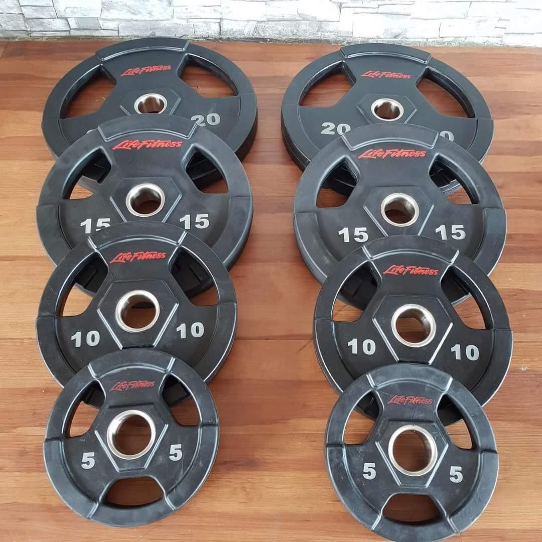Life fitness olympic plates sets Sports Equipment Other Sports