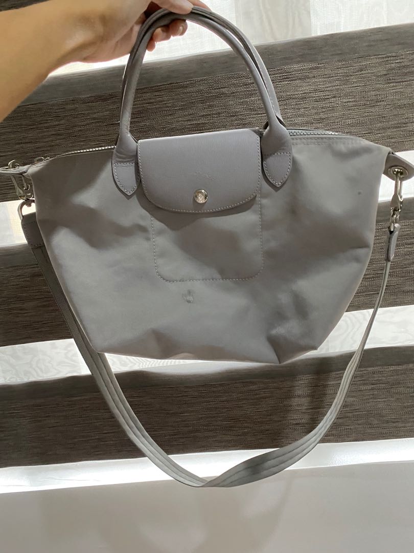 longchamp bag gray