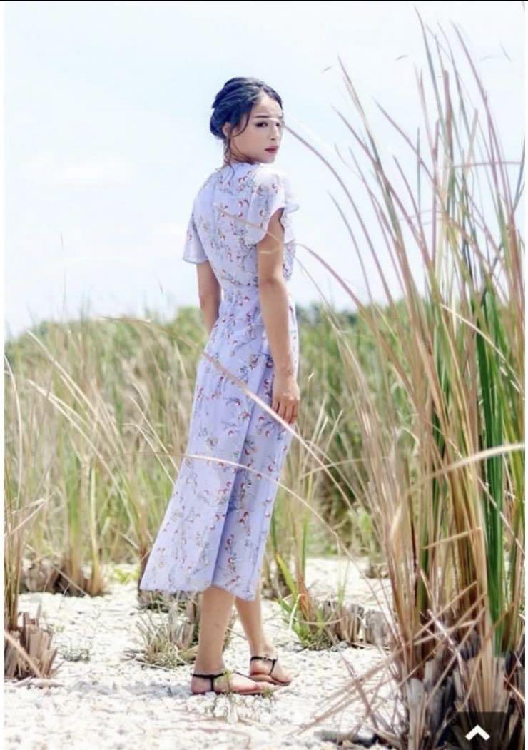 Kimono wrap midi dress online