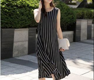 [Made in Korea] 女裝間條連身裙 Summer Stripe Dress