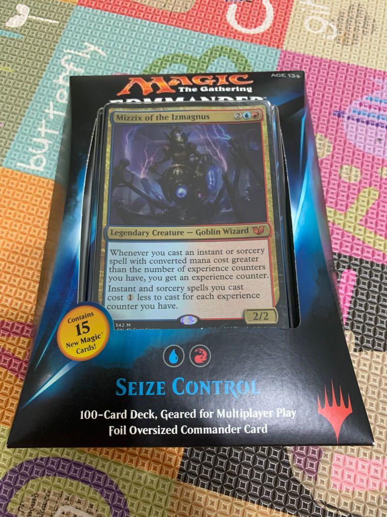 Magic The Gathering Commander 2015 Seize Control Toys Games Board Games Cards On Carousell