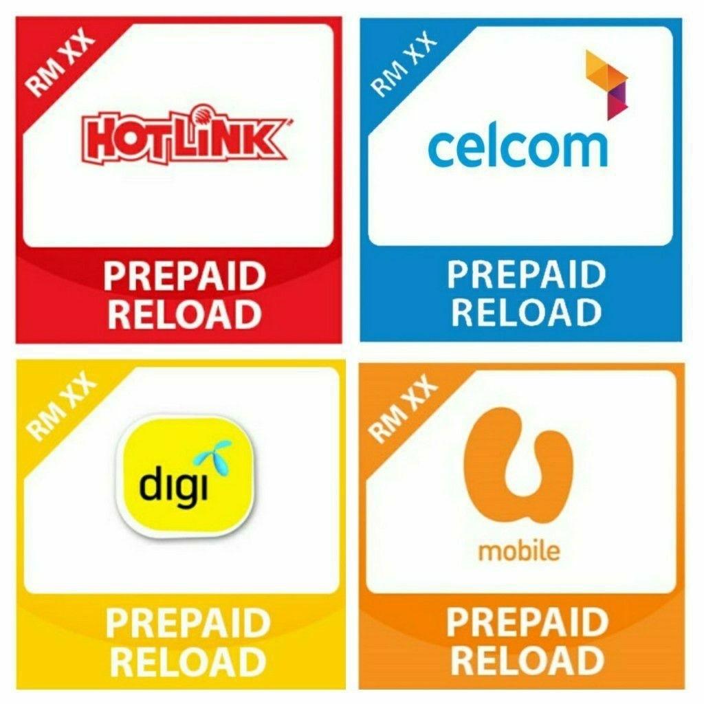 Malaysia Prepaid Card Reload Topup Celcom Hotlink Digi Umobile Tunetalk Xox Redone Yes Altel Mobile Phones Tablets Others On Carousell