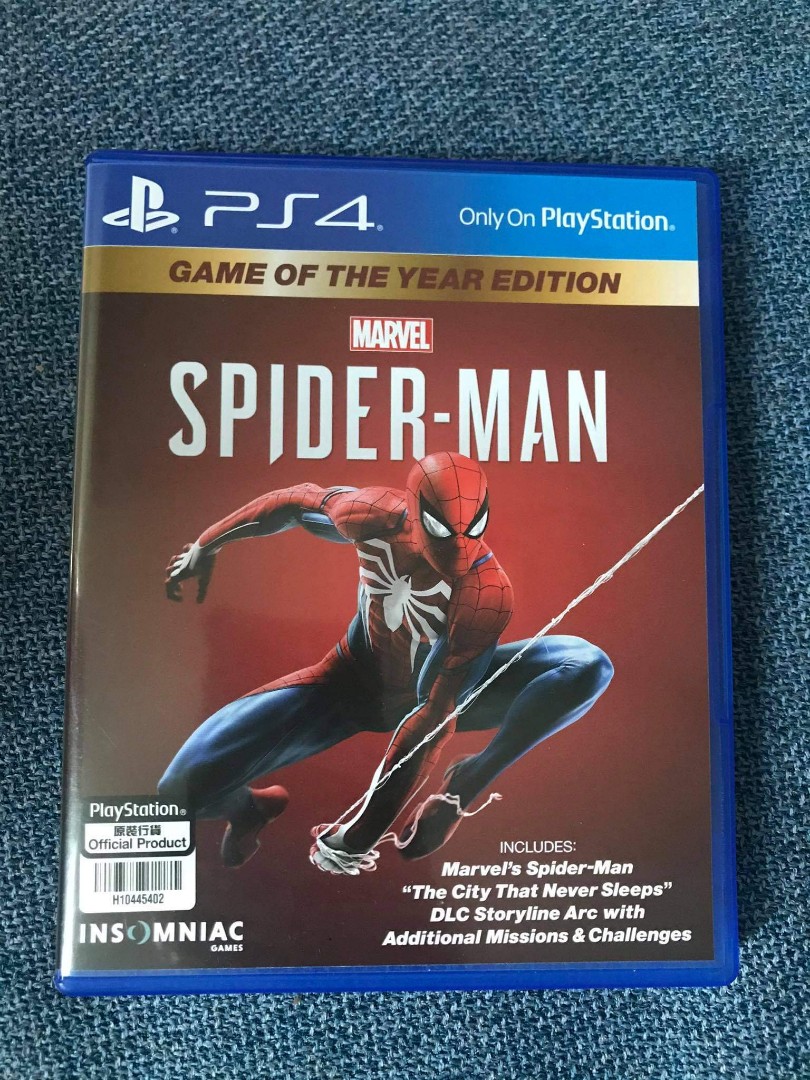 Marvel S Spider Man Game Of The Year Edition Video Gaming Video Games On Carousell