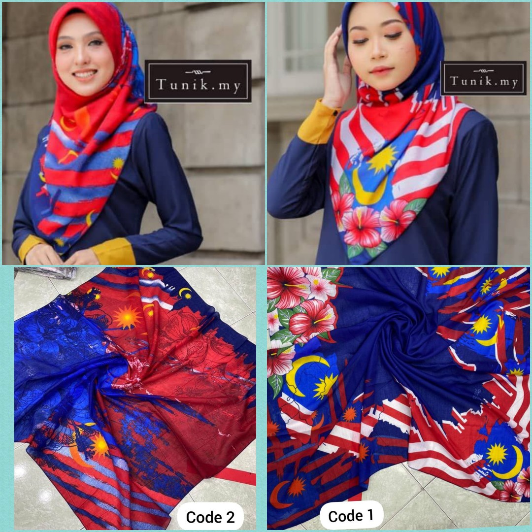 Merdeka Bawal By Tunikmy Muslimah Fashion Scarves On Carousell