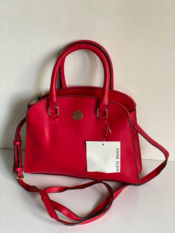 Anne klein red bag sales
