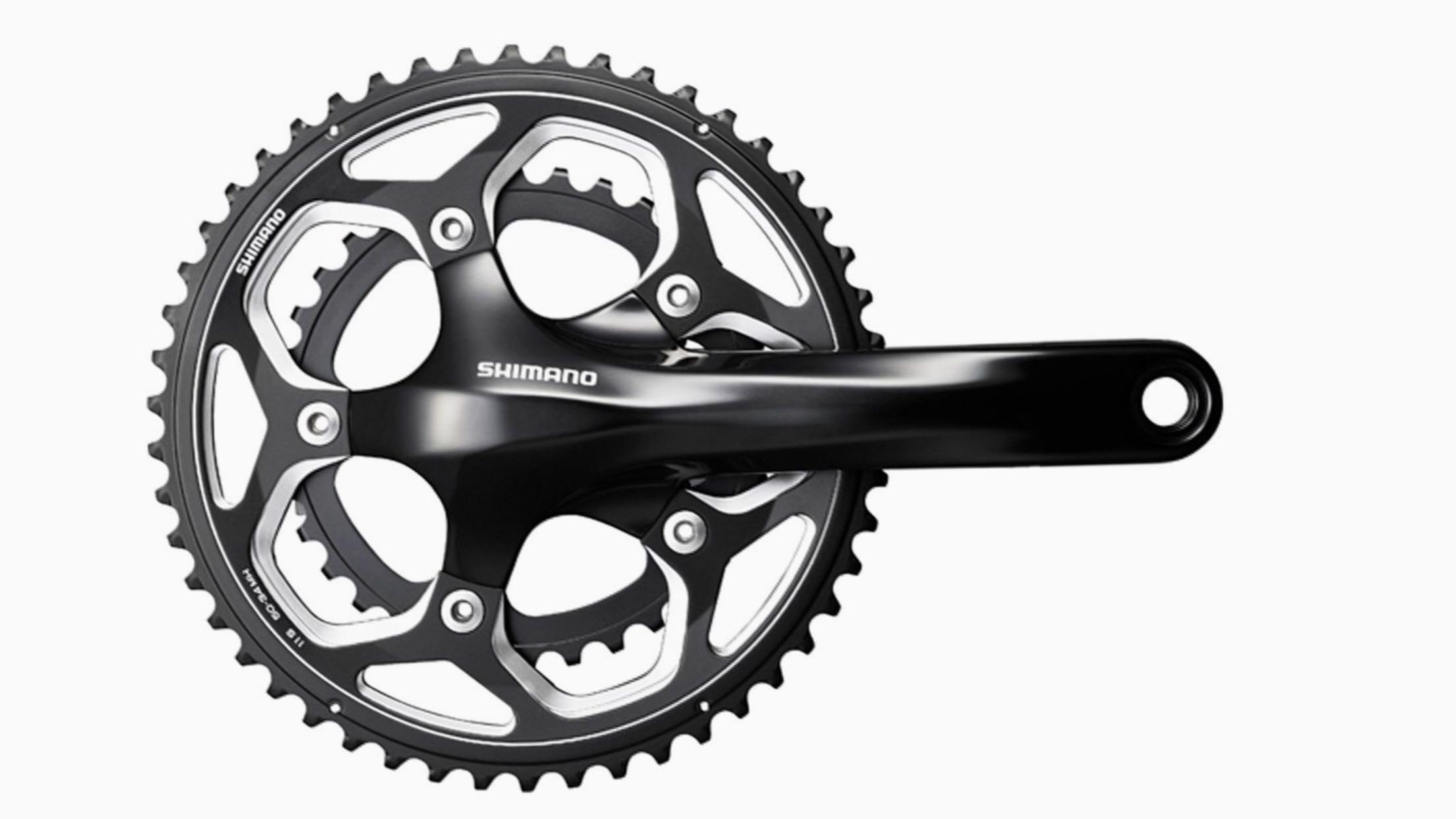 New Shimano RS500 crankset, Sports Equipment, Bicycles & Accessories on Carousell