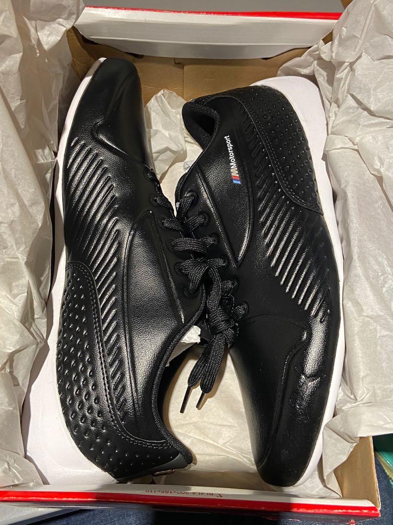 SALE NEW Puma Motorsports BMW Black Sneakers Shoes Semi Formal UK8