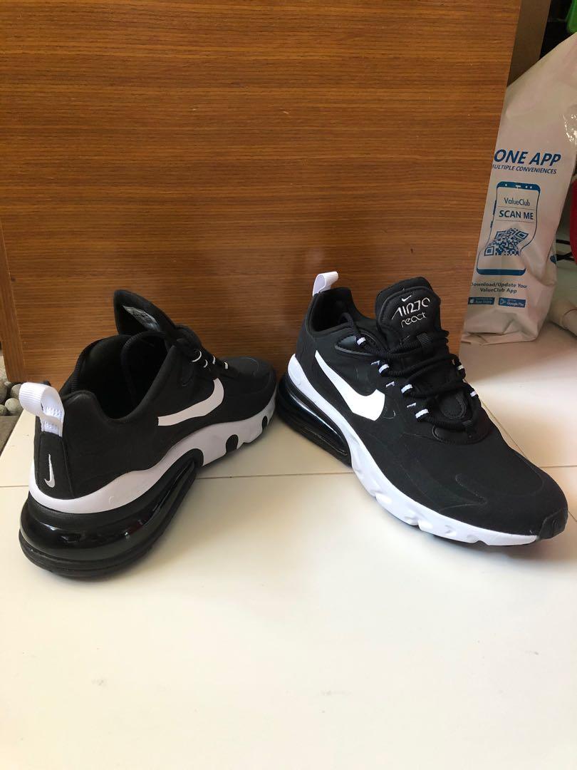 Nike Air Max 270 React White Black AT6174004 Women s Brand Nike