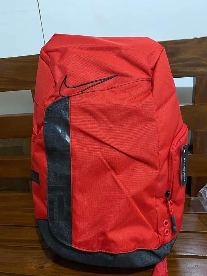 red nike elite backpack