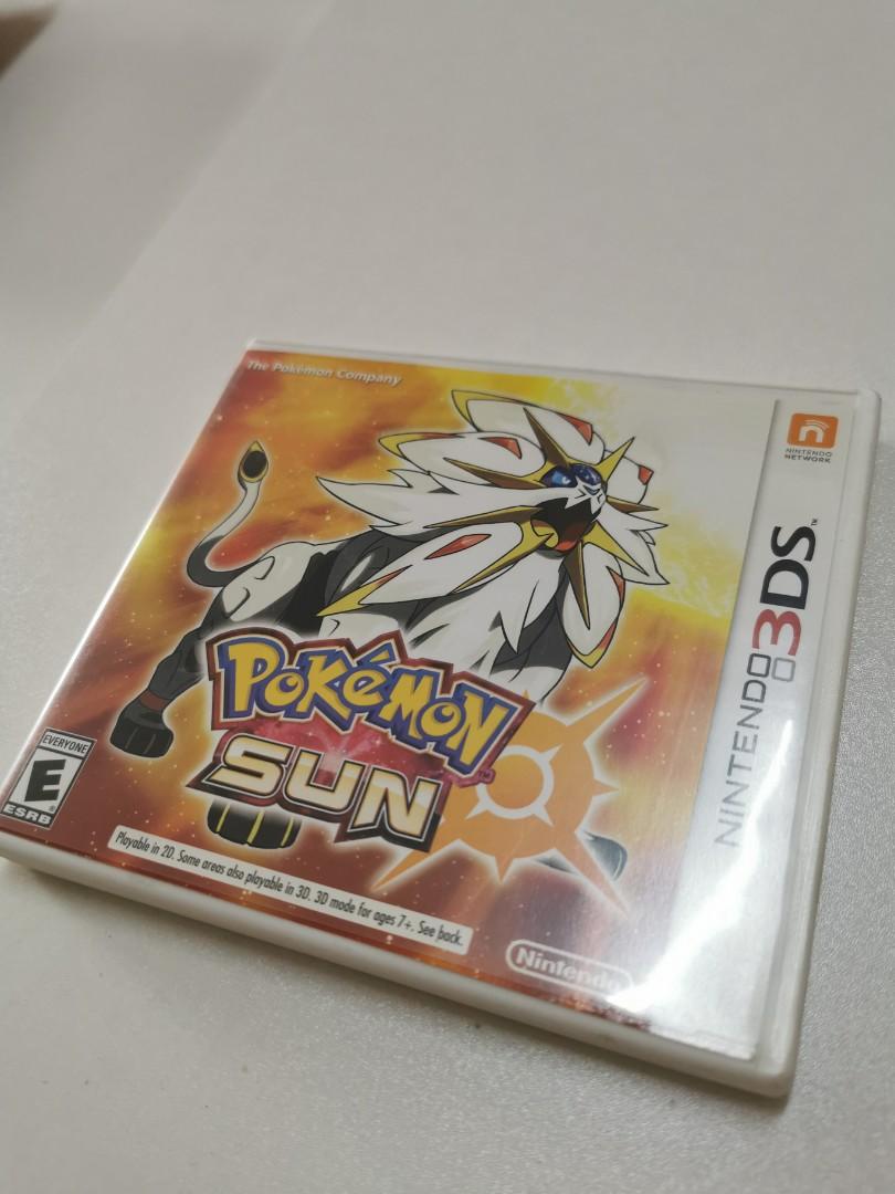 Nintendo 3ds Pokemon Sun Video Gaming Video Games On Carousell