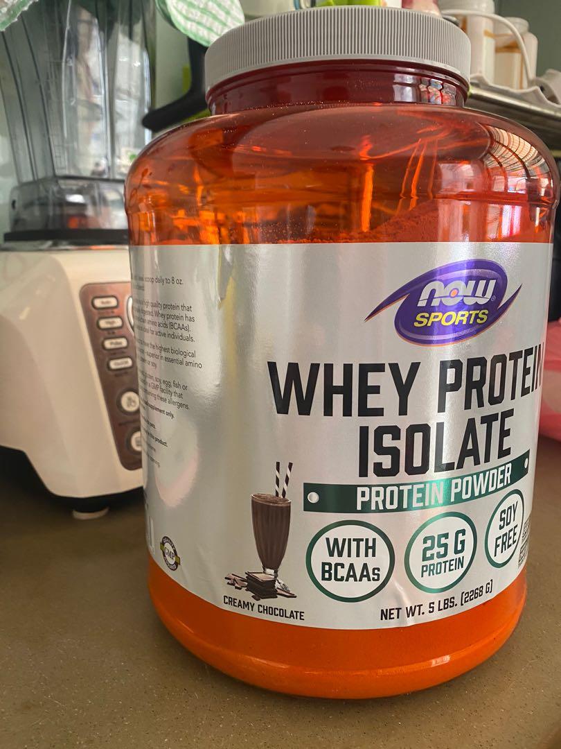 NOW Sports Whey Isolate (5 lbs) Creamy Choc, Health & Nutrition, Health Supplements, Sports