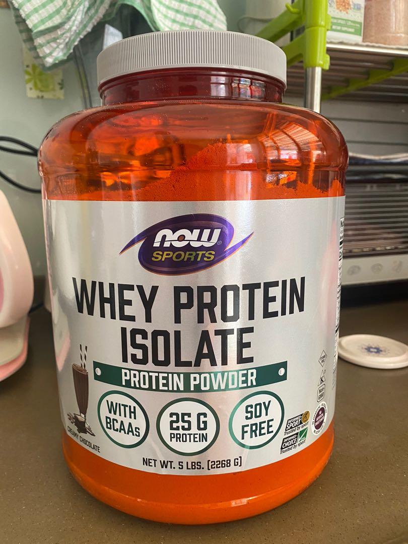 NOW Sports Whey Isolate (5 lbs) Creamy Choc, Health & Nutrition, Health Supplements, Sports