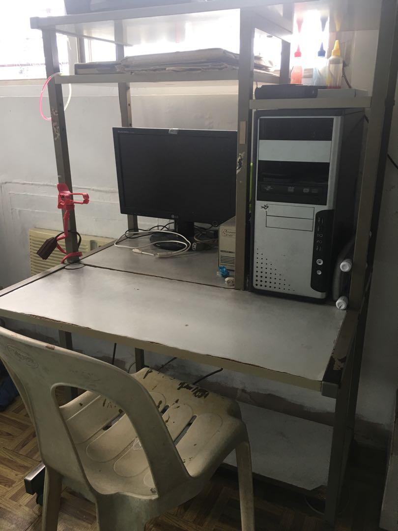 Second hand store computer desk