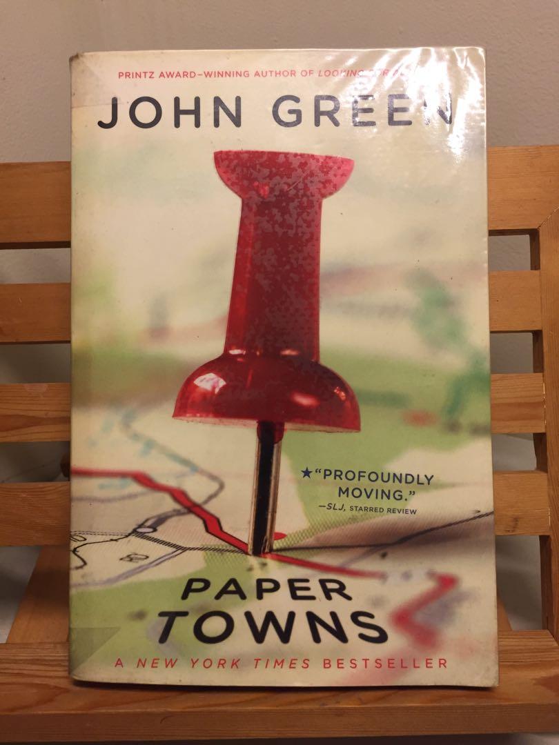Papertowns by John Green (Category: Storybooks) located in Las Pinas. Submitted by coco_ph (Listing ID 1026869872, Image 1). Description: Genre: Young Adult Fiction PROMO! Buy 5 get 1 Free! GCash / BDO.