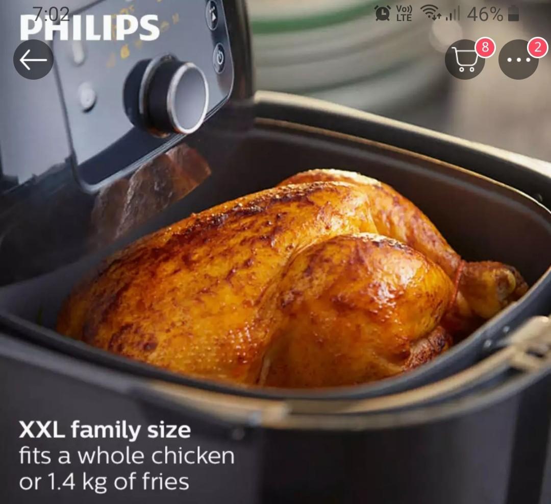 Philips Air Fryer XXL Turbo Star, TV & Home Appliances, Kitchen