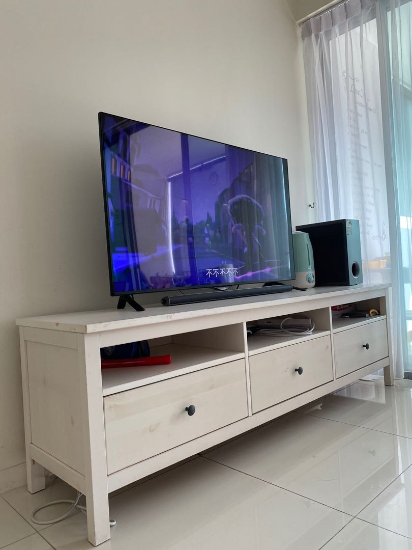 PL IKEA TV Console White Color, Furniture & Home Living, Furniture, TV