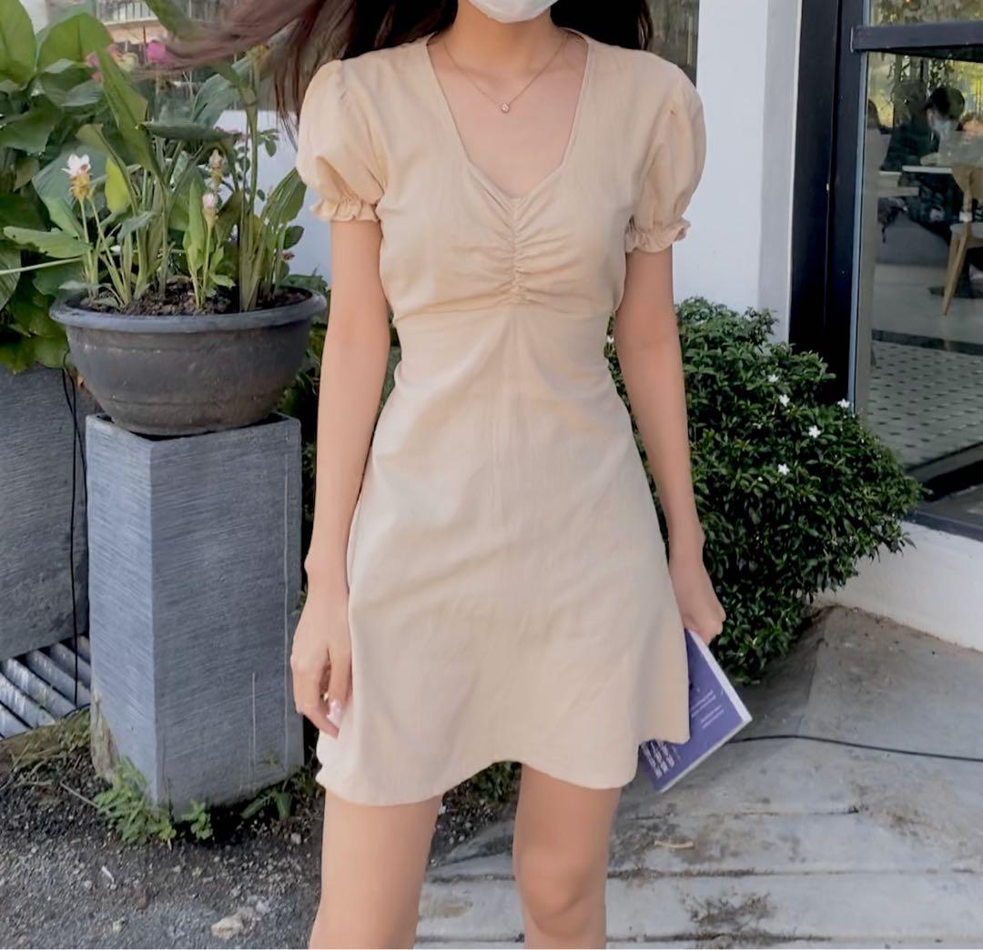 Nude summer dress store
