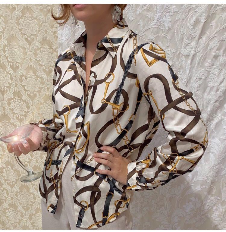 ralph lauren chain print shirt