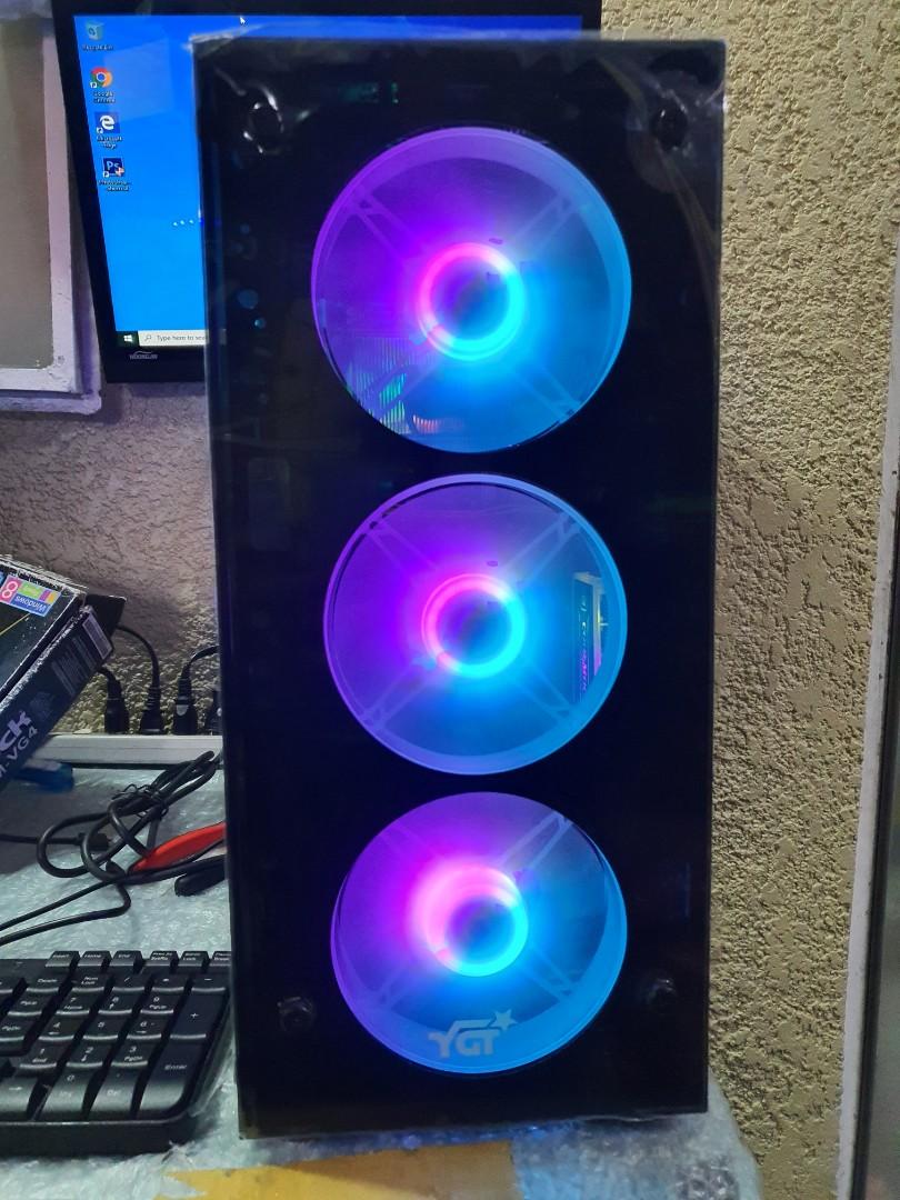 Ryzen5 2600 Gaming Desktop 16gb Mem 24 Led Electronics Computers Desktops On Carousell
